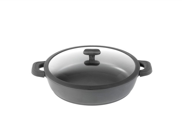 Q.B. BY MOPITA Black code, tegame con coperchio 36 cm