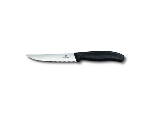 VICTORINOX Coltello bistecca manico nero