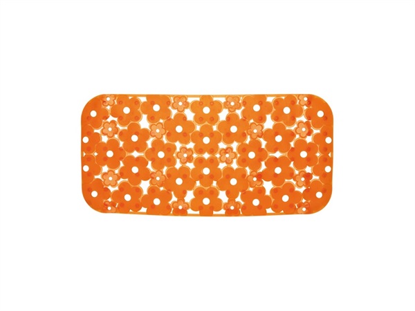 Tappeto antiscivolo gedy margherita arancio