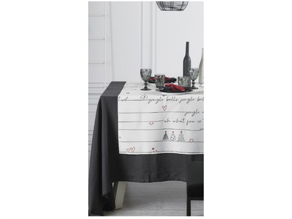 MAISON SUCREE Jingle Bells, runner/striscia decorativa 45x150