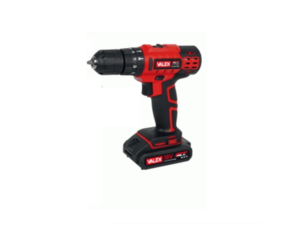 VALEX Trapano avvitatore al litio con percussione m-tap 18 k1