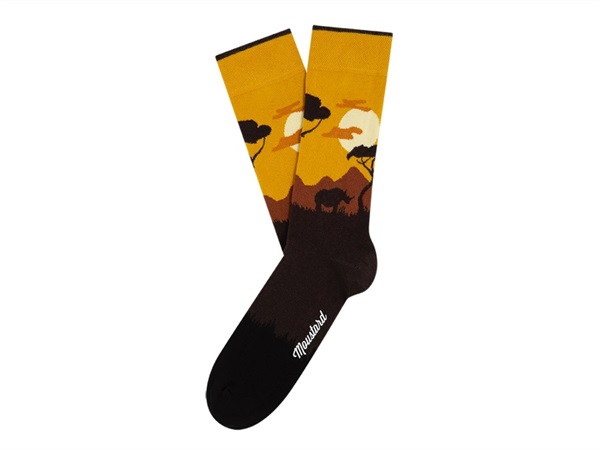 MOUSTARD Calze 36-40, giraffE e rinocerontI