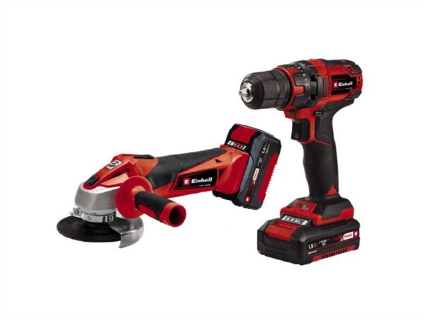 EINHELL TC-TK 18 Li Kit Smerigliatrice + Avvitatore