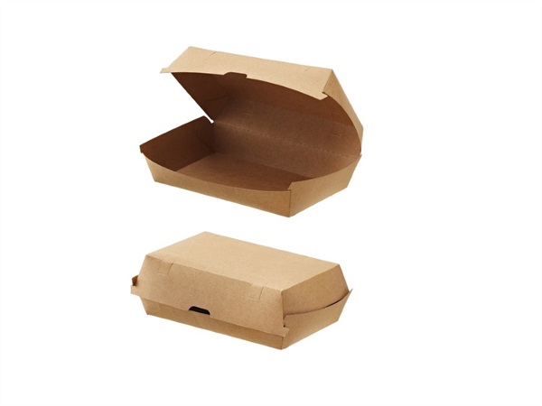 LEONE Hamburgher box,KraftPE cm.19x11x7 ml.600 - 50 pz