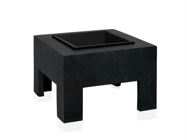 ANDREA HOUSE Braciere rettangolare da esterno 59 x 59 x 40 cm