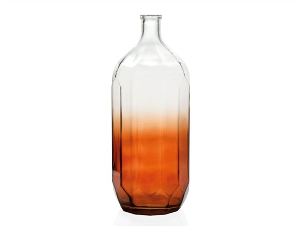 ANDREA HOUSE Bottiglia in vetro sfumato ambra