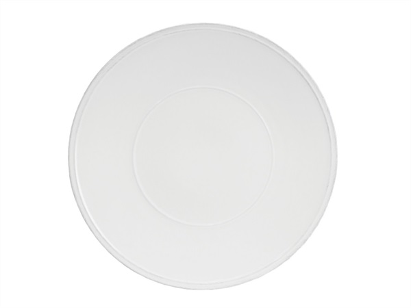 COSTA NOVA Friso bianco, piatto rotondo 34 cm