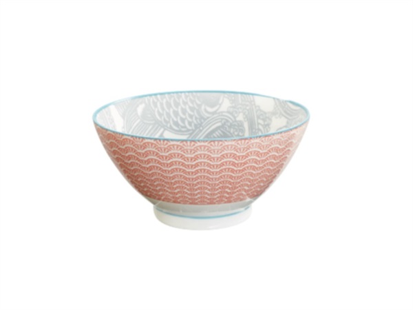 TOKYO DESIGN STUDIO Shiki, ciotola carpa grigia 18 cm
