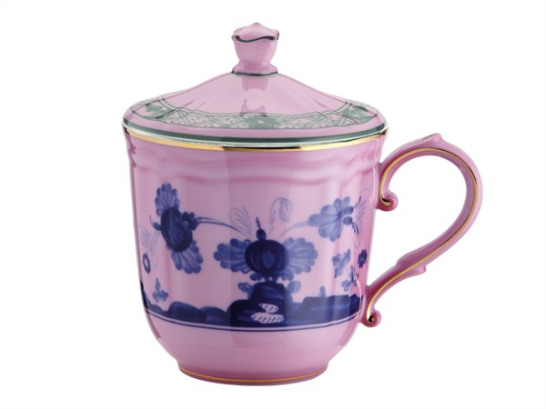 RICHARD GINORI Oriente italiano azalea, MUG CON COPERCHIO cc400