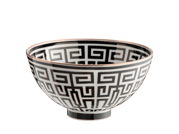 RICHARD GINORI Labirinto nero, COPPA GIO PONTI H CM 11