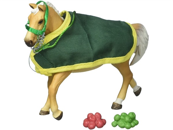 SCHLEICH STALLONE TRAKEHNER CON COPERTA