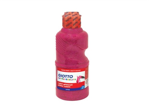 FILA Tempera glitter giotto magenta 250 ml