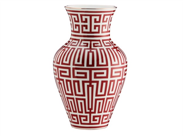 RICHARD GINORI Labirinto scarlatto, VASO MING H 30 CM