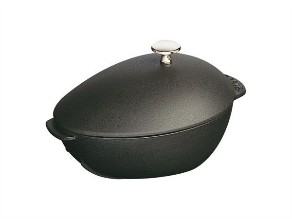 STAUB Cozziera ovale nero, Ø 25 cm