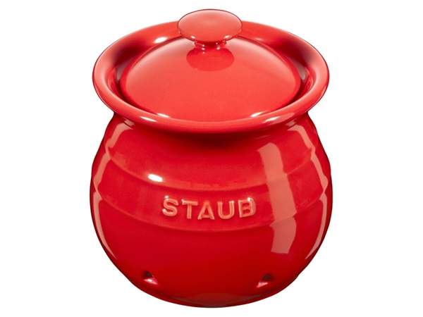 STAUB Porta aglio rosso ciliegia, Ø 11 cm
