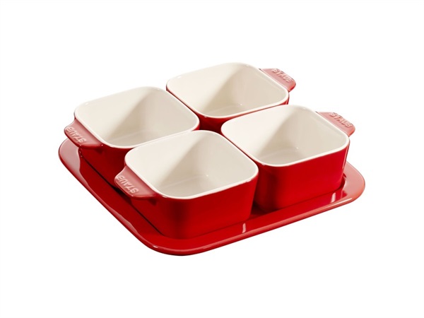 STAUB Set aperitivo rosso ciliegia - 5 pz