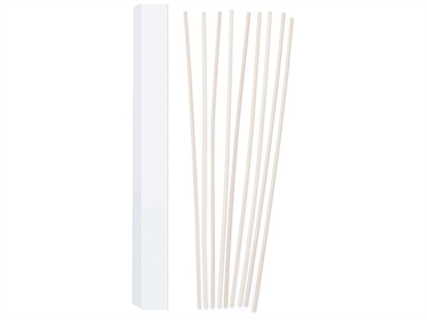 MILLEFIORI Bastoncini bianchi per diffusore magnum, 9 PEZZI