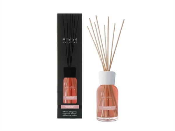 MILLEFIORI DIFFUSORE A BASTONCINI COLLEZIONE NATURAL MILLEFIORI - ALMOND BLUSH 500 ML