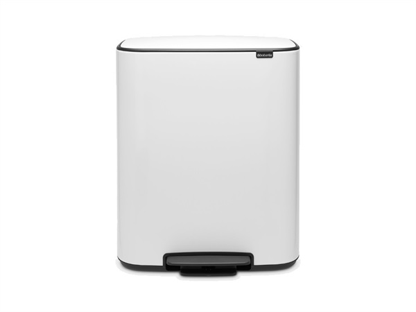 BRABANTIA BO PEDAL BIN PATTUMIERA 2 x 30 litri - Bianco