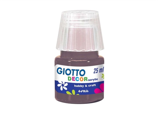 FILA Giotto decor, tempera acrilica, seppia 25 ml