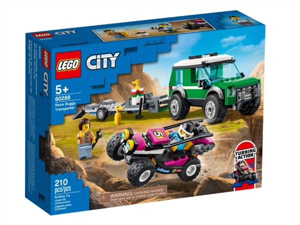 LEGO Lego city, Trasportatore di buggy da corsa 60288