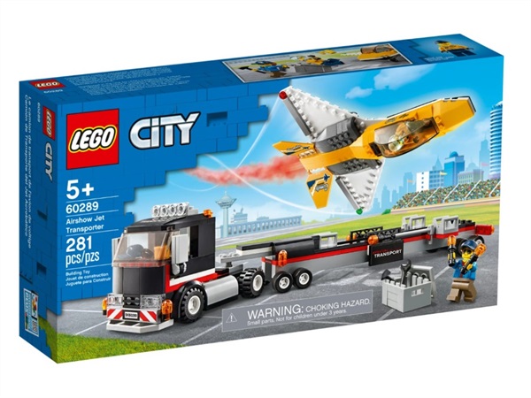LEGO Lego city, Trasportatore di jet acrobatico 60289