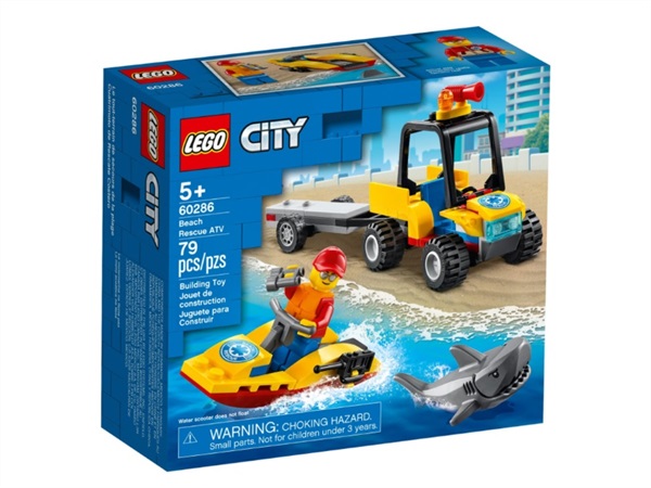 LEGO Lego city, ATV di soccorso balneare 60286