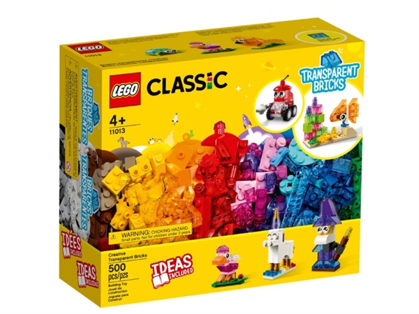 LEGO Lego classic, Mattoncini trasparenti creativi 11013