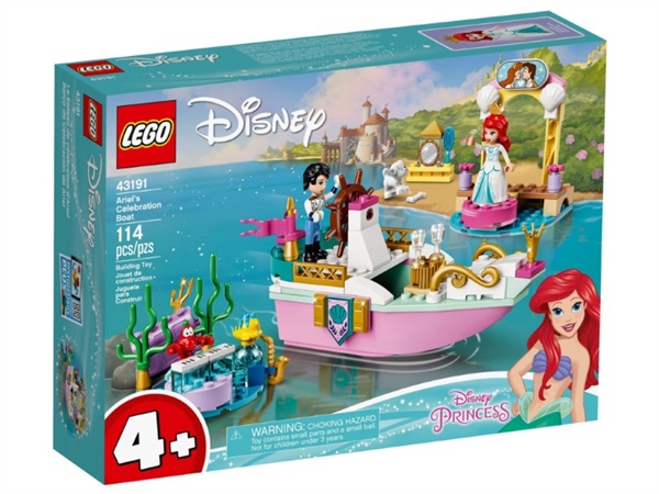 LEGO Lego disney, La barca della festa di Ariel 43191