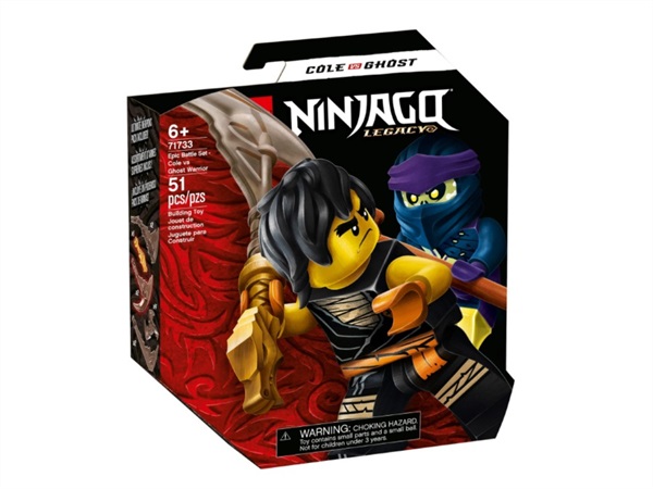 LEGO Lego ninjago,Battaglia epica - Cole vs Guerriero fantasma 71733