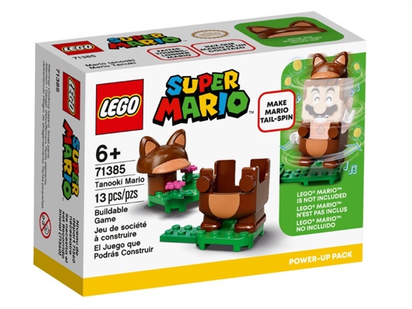LEGO Lego Super Mario, Mario tanuki - Power Up Pack 71385