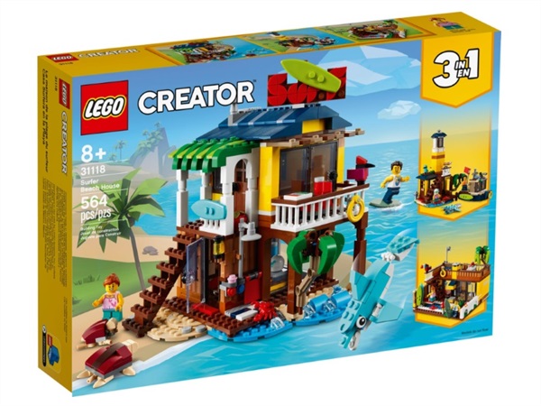 LEGO Lego creator, Surfer Beach House 31118