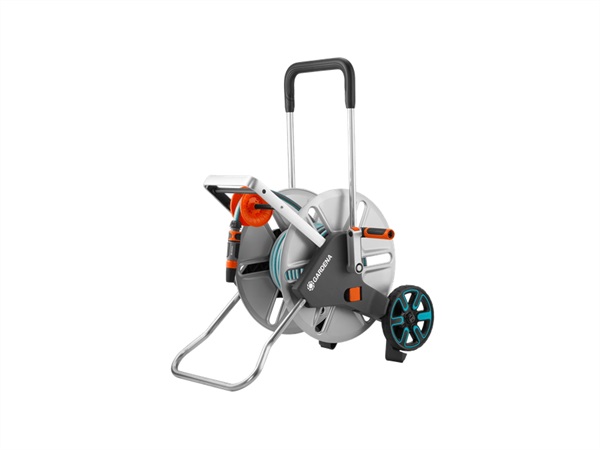 GARDENA Set carrello avvolgitubo in metallo CleverRoll L Metal