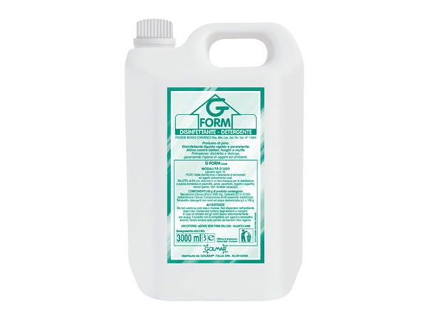GOLMAR G-FORM Disinfettante liquido rapido e persistente profumo di pino