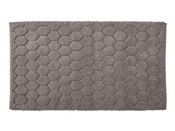 MAISON SUCREE Esagoni, tappeto grigio 55x110