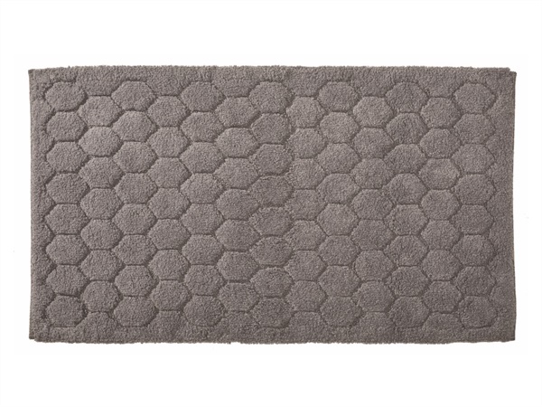 MAISON SUCREE Esagoni, tappeto grigio 55x90