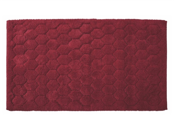 MAISON SUCREE Esagoni, tappeto rosso 55x90
