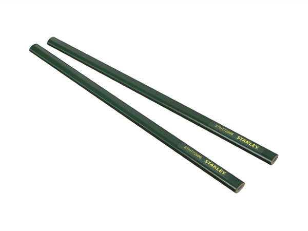 STANLEY BLACK & DECKER ITALIA Matite falegname verde, 30 cm
