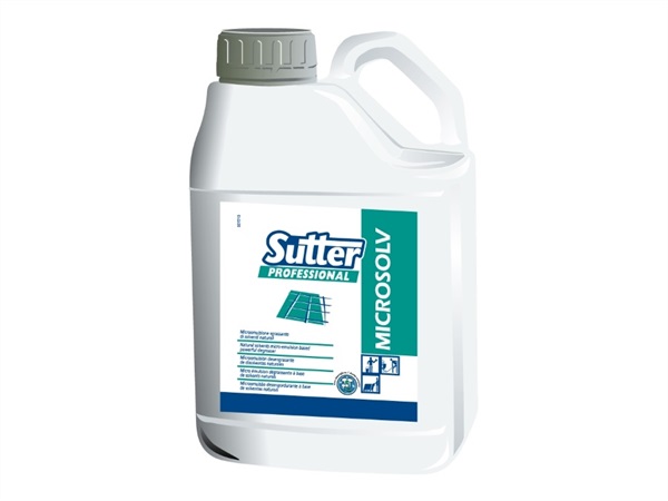 SUTTER PROFESSIONAL MICROSOLV, detergente per superfici dure, 5 kg