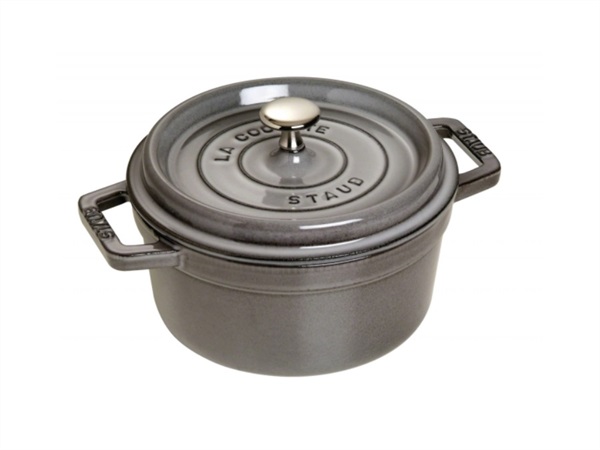 STAUB cocotte grigio grafite, ø 18 cm