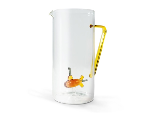 WD LIFESTYLE CARAFFA IN VETRO "yellow submarine"