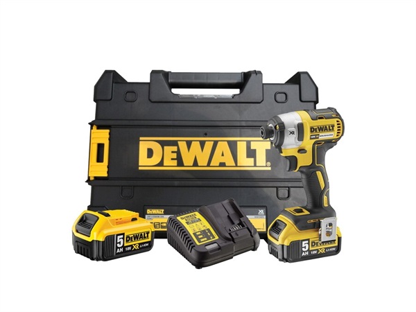 DEWALT Avvitatore a impulsi 1/4" xr litio 18V 5.0Ah brushless