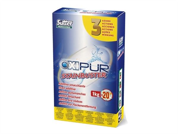 SUTTER PROFESSIONAL OXIPUR STAINBUSTER, Additivo smacchiante, 1 kg