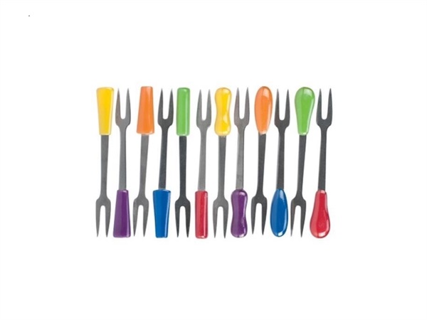 TESCOMA FORCHETTINE PER APERITIVO con contenitore, set 12 pz