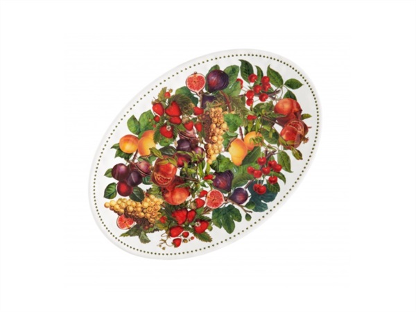 BRANDANI GIFT GROUP S.A.S. LE PRIMIZIE, vassoio ovale 50x35 cm MELAMINA