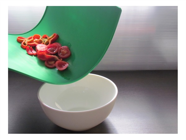 MC RISTORAZIONE Tagliere da tavolo con bordo, 50x30 cm, verde