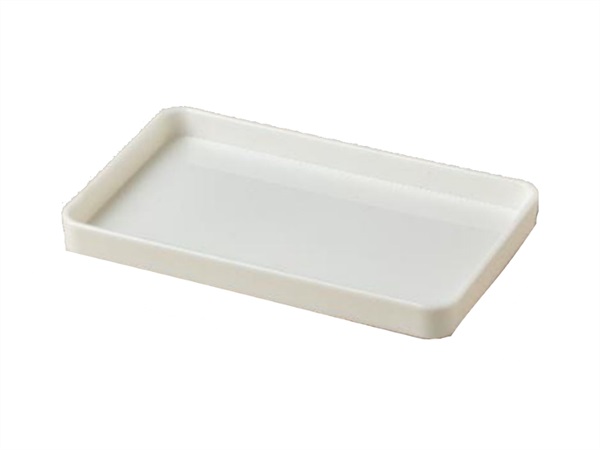 MC RISTORAZIONE Tegamino rettangolare, 14x22x2 cm, bianco