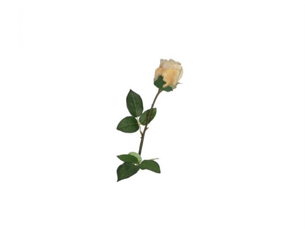 UNITABLE Fiorile, Bocciolo Rosa Real Touch Bianco