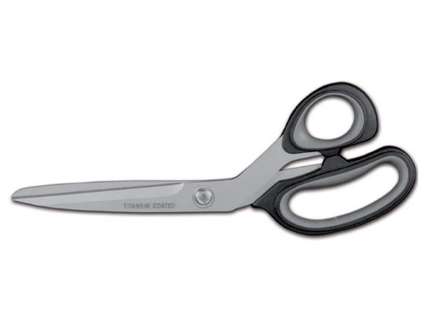 AMBROGIO SANELLI Forbice inox al titanio, microdentata, 23 cm