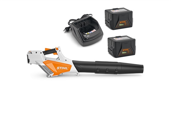 ANDREAS STIHL SOFFIATORE BGA 57, CON 2 batteriE E caricatore